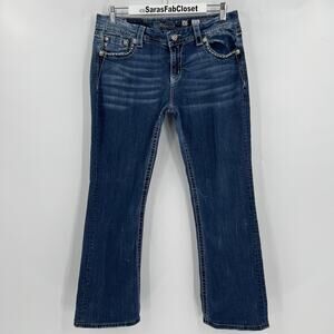 Miss Me Mid Rise Easy Boot Cut Jeans Mid Rise Style JE8297ER Women’s Size 32